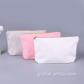 Cosmetic Bag Pouch Blank cotton canvas custom logo makeup cosmetic bags Factory
